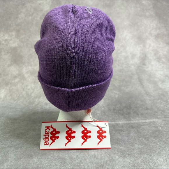 Kappa Lavender Purple Cuffed Beanie Embroidered Spell Out Logo NWT Outdoors - Picture 3 of 5